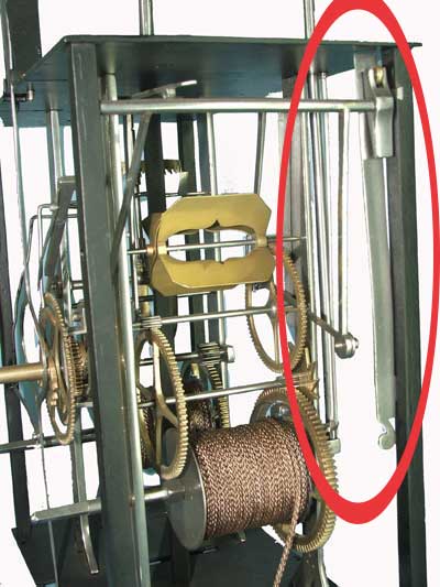 Clé Manivelle + Corde Paraffinée 4,20 M Pour Horloge Comtoise - Modèle